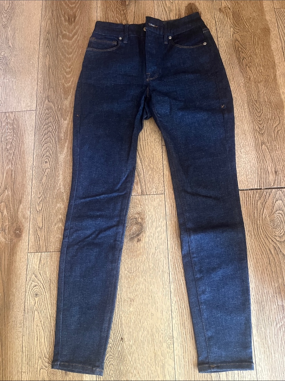 Good American Dark Indigo Skinny Jeans